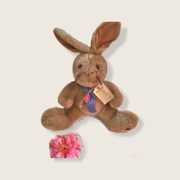 Limited Edition Vintage 90s Cuddly Easter Bunny - Picture 1 of 9